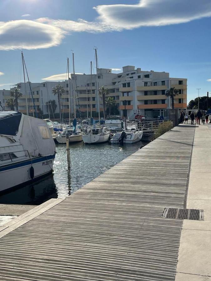 Port Barcares Vue Port Et Mer 르발카레스 외부 사진